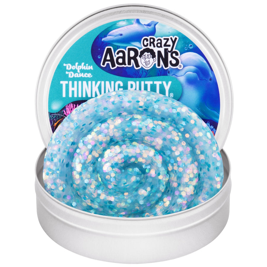 Dolphin Dance - 3.5" Thinking Putty Tin A5